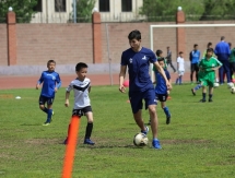 Игроки «Астаны» провели мастер-класс для воспитанников СДЮСШОР №8