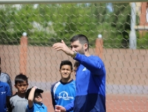 Игроки «Астаны» провели мастер-класс для воспитанников СДЮСШОР №8