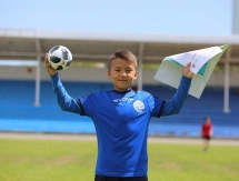 Игроки «Астаны» провели мастер-класс для воспитанников СДЮСШОР №8