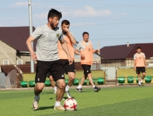 Фоторепортаж с предыгровой тренировки «Тобола»