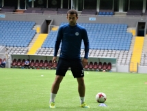 Фоторепортаж с предыгровой тренировки «Иртыша» в Астане