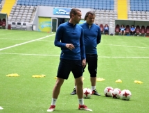 Фоторепортаж с предыгровой тренировки «Иртыша» в Астане