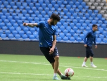 Фоторепортаж с предыгровой тренировки «Иртыша» в Астане