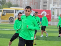 Фоторепортаж с предыгровой тренировки «Кызыл-Жара СК»