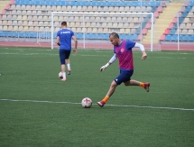 Фоторепортаж с предыгровой тренировки «Окжетпеса»