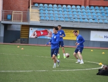 Фоторепортаж с предыгровой тренировки «Окжетпеса»