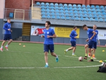 Фоторепортаж с предыгровой тренировки «Окжетпеса»