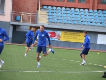 Фоторепортаж с предыгровой тренировки «Окжетпеса»