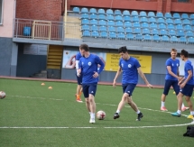 Фоторепортаж с предыгровой тренировки «Окжетпеса»