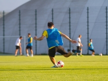 Фоторепортаж с тренировки «Кайрата»