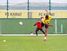 Фоторепортаж со съемок очередного выпуска футбольного баттла от «Кайрат-ТВ»