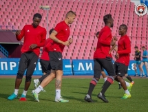 Фоторепортаж с предыгровой тренировки «Кайсара»