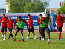 Фоторепортаж с предыгровой тренировки «Кайсара»