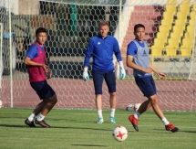 Фоторепортаж с предыгровой тренировки «Акжайыка» в Шымкенте