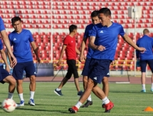 Фоторепортаж с предыгровой тренировки «Акжайыка» в Шымкенте