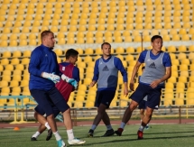 Фоторепортаж с предыгровой тренировки «Акжайыка» в Шымкенте