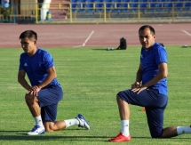 Фоторепортаж с предыгровой тренировки «Акжайыка» в Шымкенте