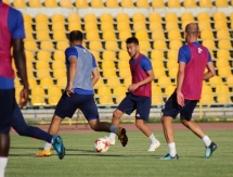 Фоторепортаж с предыгровой тренировки «Акжайыка» в Шымкенте