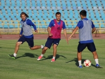 Фоторепортаж с предыгровой тренировки «Акжайыка» в Шымкенте