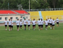 Фоторепортаж с предыгровой тренировки «Окжетпеса» в Таразе