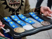 Лучшего палуана қазақ күресі из Европы определили в Батуми