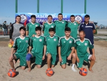 Стартовал чемпионат Казахстана по пляжному футболу