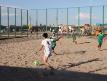 Стартовал чемпионат Казахстана по пляжному футболу