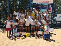 Юные пляжники провели первый тур чемпионата Казахстана