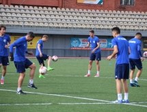 Фоторепортаж с предыгровой тренировки «Окжетпеса»