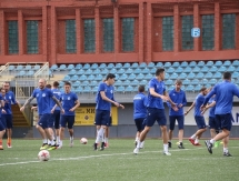 Фоторепортаж с предыгровой тренировки «Окжетпеса»