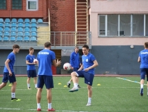 Фоторепортаж с предыгровой тренировки «Окжетпеса»