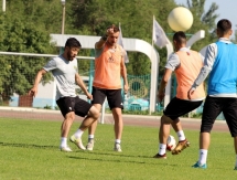 Фоторепортаж с предыгровой тренировки «Тобола»