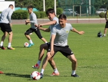 Фоторепортаж с предыгровой тренировки «Тобола»