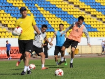 Фоторепортаж с предыгровой тренировки «Тобола»