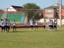 Фоторепортаж с предыгровой тренировки «Кызыл-Жара СК» в Атырау