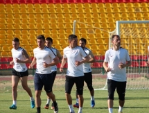 Фоторепортаж с предыгровой тренировки «Кызыл-Жара СК» в Атырау