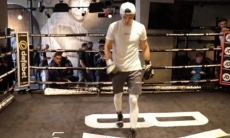 В сети появилось полное видео открытой тренировки Данияра Елеусинова