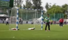 Видеосюжет о проекте «Футбол для дружбы» в Москве с участием воспитанника «Кайрата»