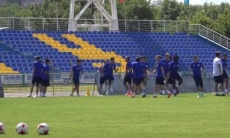 Видео предыгровой тренировки «Жетысу»