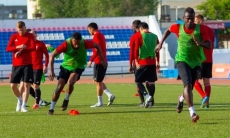 Фоторепортаж с предыгровой тренировки «Кайсара»