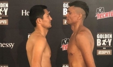 Непобежденный казахстанец прошел взвешивание перед боем в США