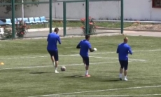 Видео с предыгровой тренировки «Жетысу Б»