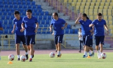 Фоторепортаж с предыгровой тренировки «Акжайыка» в Шымкенте