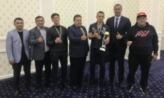 В Караганде чествовали медалистов Кубка мира по кикбоксингу