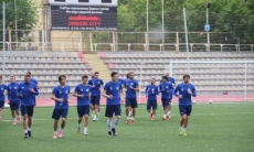 Фоторепортаж с предыгровой тренировки «Окжетпеса»