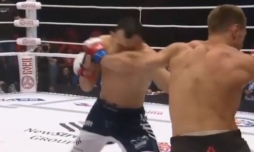 Видео боя M-1 Challenge, или Как белорус сломал руку об голову Исмагулова