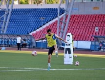 Фоторепортаж с предыгровой тренировки «Иртыша»