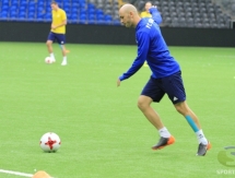 Фоторепортаж с тренировки «Астаны» перед матчем с «Сутьеской»