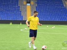 Фоторепортаж с тренировки «Астаны» перед матчем с «Сутьеской»