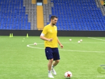 Фоторепортаж с тренировки «Астаны» перед матчем с «Сутьеской»